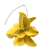 Orange Flowers Sticker