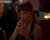 Tv Land Drinking GIF by YoungerTV