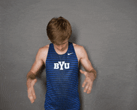 Celebration Superman GIF by BYU Cougars