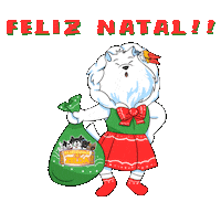 Merry Christmas Dog Sticker by Fazendinha da Zelda