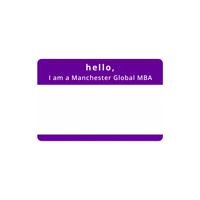 Uom Mba Student Sticker by Manchester Worldwide SEA