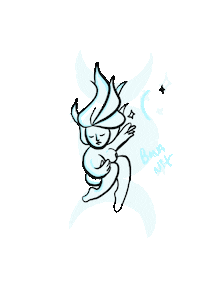 artluisabc luna estrella catala bonanit Sticker