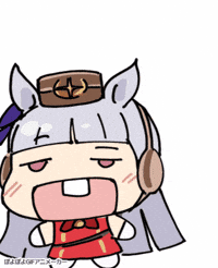 Gold Ship Horse Girl GIF