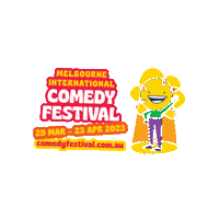 Comedy Festival Mascot Sticker by Melbourne International Comedy Festival