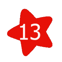 Heart Star Sticker