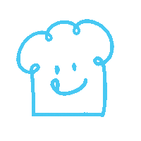toastiebyghosty toast toastie toastie byghosty toastieby ghosty Sticker