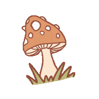Plants Mushroom Sticker
