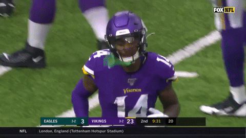 Stefon Diggs Sport GIF by Minnesota Vikings