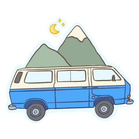 Camping Road Trip Sticker