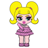 Star Hair Flip Sticker by Brenfi