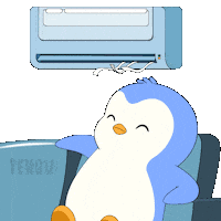 Nervous Summer Sticker by Pudgy Penguins