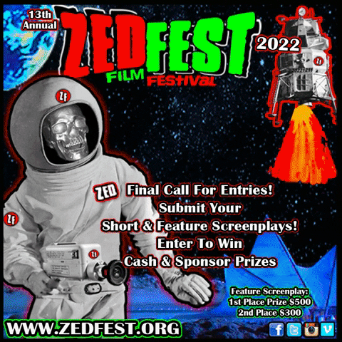 ZedFest giphygifmaker film festival screenplay screenplay competition GIF