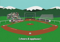 baseball field fun GIF by South Park 