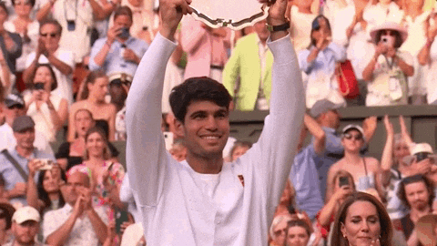 Carlos Alcaraz GIF by Wimbledon