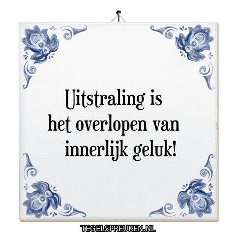 Spreuk Ontspanning Sticker by Tegelspreuken.nl