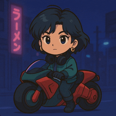 PersonaJourney anime japan neon aesthetic GIF