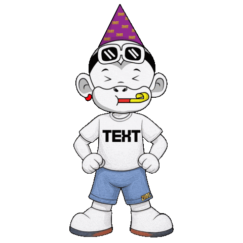 Msg Me Turn Up Sticker by Zhot