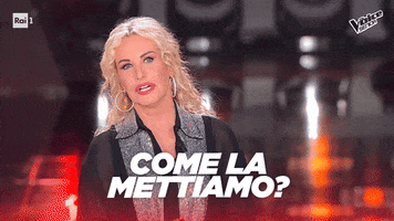 Television Come GIF by The Voice of Italy