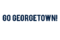 Hoyas Hoya Saxa Sticker by Georgetown University