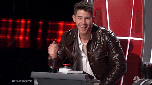 Nick Jonas Singing GIF by The Voice
