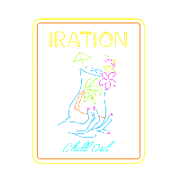 chill out livefromparadise Sticker by Iration