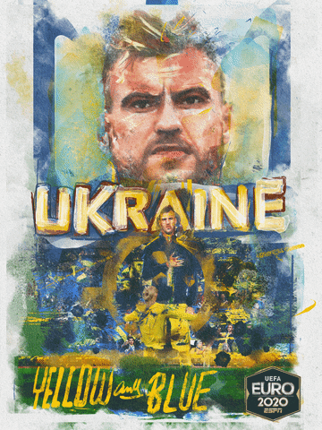 Euro 2020 Ukraine GIF by ESPN
