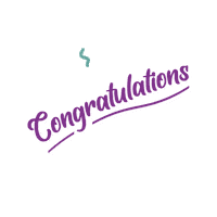 Congratulations Sticker by SINDA