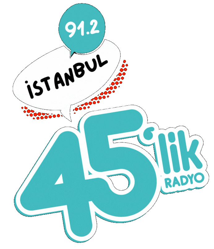 Radio Istanbul Sticker by Radyo 45lik - Türkiye'nin Nostaljik Radyosu
