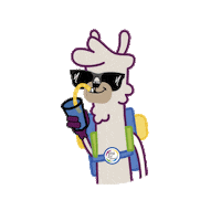 Llama Sticker by Y Tú Qué Planes
