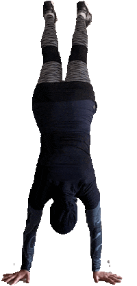 Handstand Kfit Sticker by Khadija Kadodia