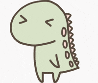 KSasara6 cute bad dinosaurs ng GIF