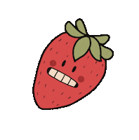 Fruit Strawberry Sticker