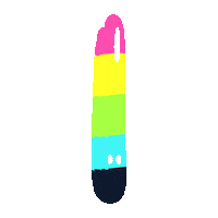 Rainbow Love Sticker by matchstick creative