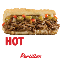 Hot Peppers Sandwich Sticker by Portillo's Hot Dogs