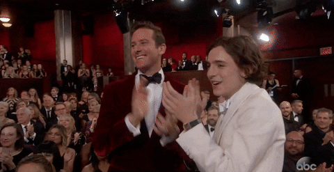 Armie Hammer Applause GIF by The Academy Awards