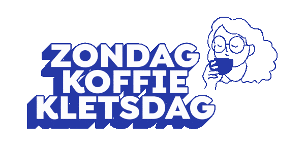 DeZondag giphyupload koffie zondag dezondag Sticker