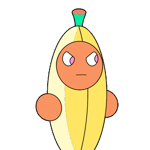 Character Animation Banana Man Sticker by Fatman