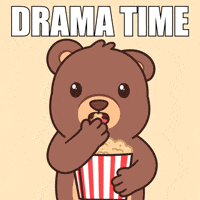 Teddy Bear Popcorn GIF by BEARISH