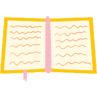 Book Livro Sticker by Pratika Pizzaria