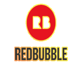 roxyg63 giphygifmaker redbubble redbubble logo Sticker