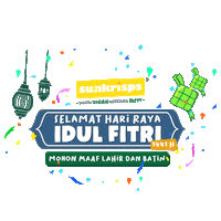 Eid Idulfitri Sticker by Sunkrisps Indonesia