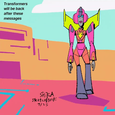 Transformers Shikasketchbook GIF by Stella 52