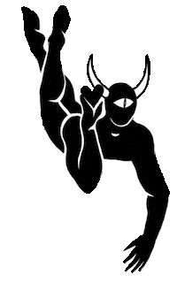 Paris Devil Sticker by ThePureApp