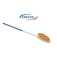 gimetal pizza pizza peel gimetal gi metal Sticker