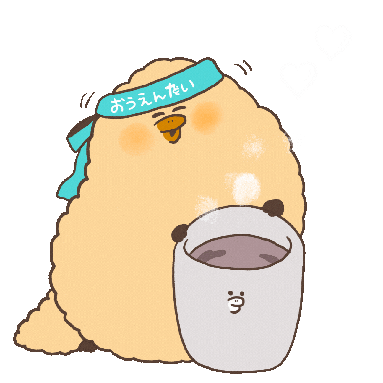 Beige Platypus Sticker
