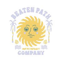 Sun Positivity Sticker by Beaten Path Co