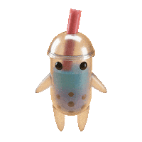 Happy Bubble Tea Sticker