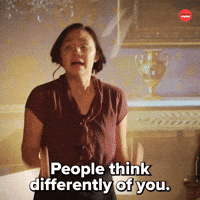 People think differently 