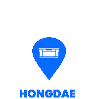 Hongdae Sticker by BlueBasket