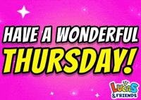 Happy Thursday GIF by Lucas and Friends by RV AppStudios